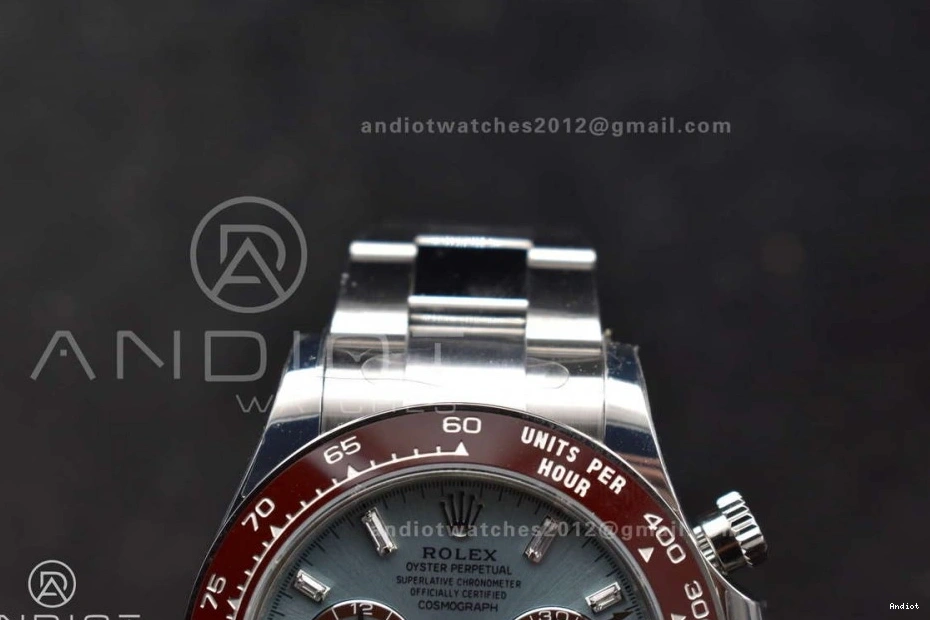 Edition 904L Bracelet Clone Dial 126506 Sticks DD4131 1:1 Daytona Super Asian Markers SS SS Best VSF 904L on Ice Blue 1127